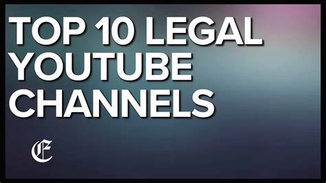 best legal youtube channels